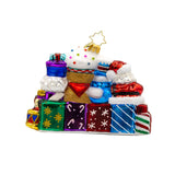Christopher Radko 2025 NEW Dated Stacking Up The Cheer Ornament
