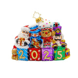Christopher Radko 2025 NEW Dated Stacking Up The Cheer Ornament