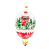 Christopher Radko 2025 NEW Winter Wanderlust Dome Ornament