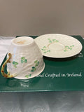 Belleek Pottery Cup Tea & Saucer