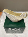 Belleek Pottery Creamer Lustre Shell 6"