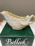 Belleek Pottery Creamer Lustre Shell 6"