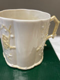 Belleek Pottery Cup Lustre Plum Blossom 3.25"