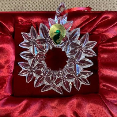 Waterford Crystal Snowcrystal Ornament Retired