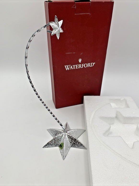 Waterford Ornament Stand Silver Retired