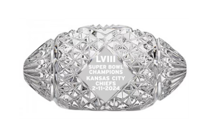 The Crystal Super Bowl Football