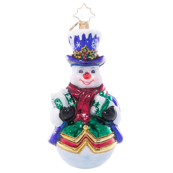 Christopher Radko Best Snowman Ornament