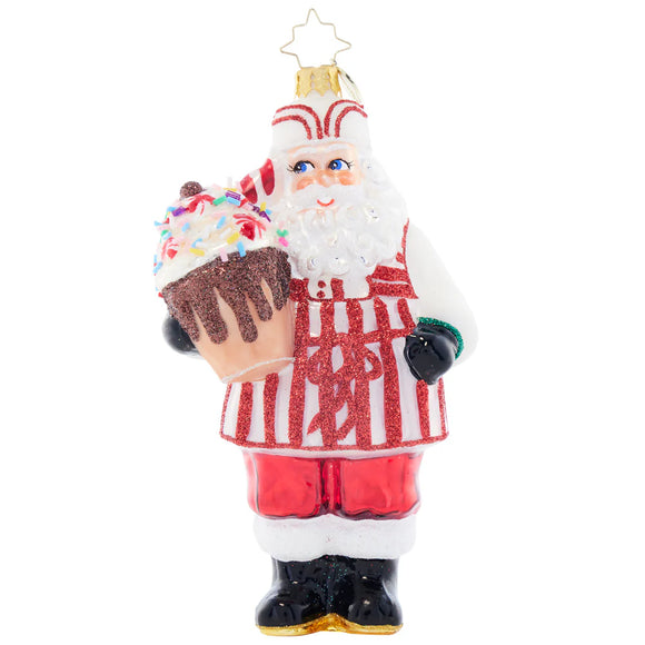 Christopher Radko Malt Shop Santa