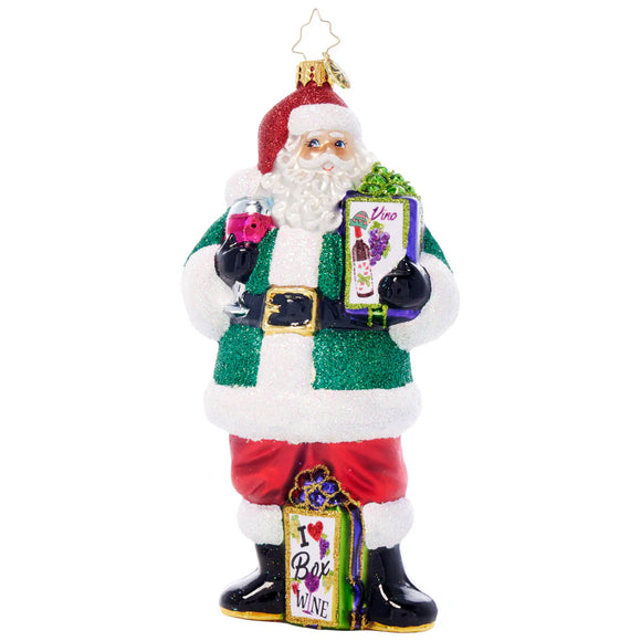 Christopher Radko 2024 NEW Santa's North Pole Vineyards Ornament