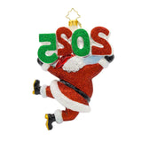 Christopher Radko 2025 NEW Dated Santa's Countdown Ornament