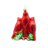 Christopher Radko 2025 NEW Cardinal Garden Greetings Ornament