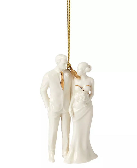 Lenox NEW 2025 Bride and Groom Ornament