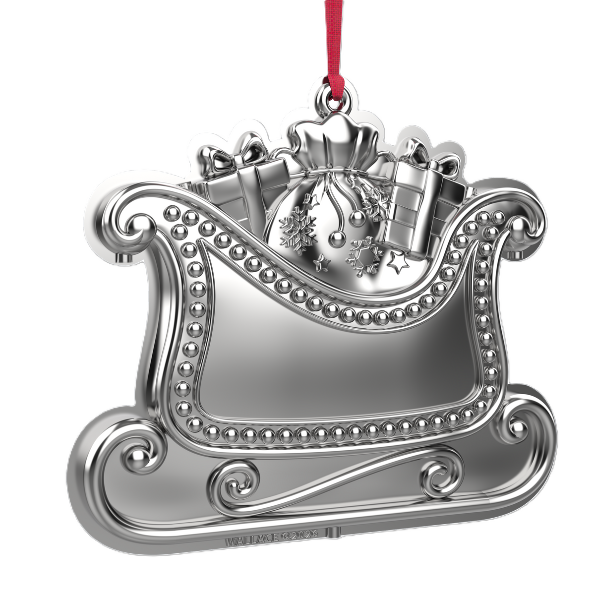 Wallace 2026 NEW Sleigh Engraveable Ornament