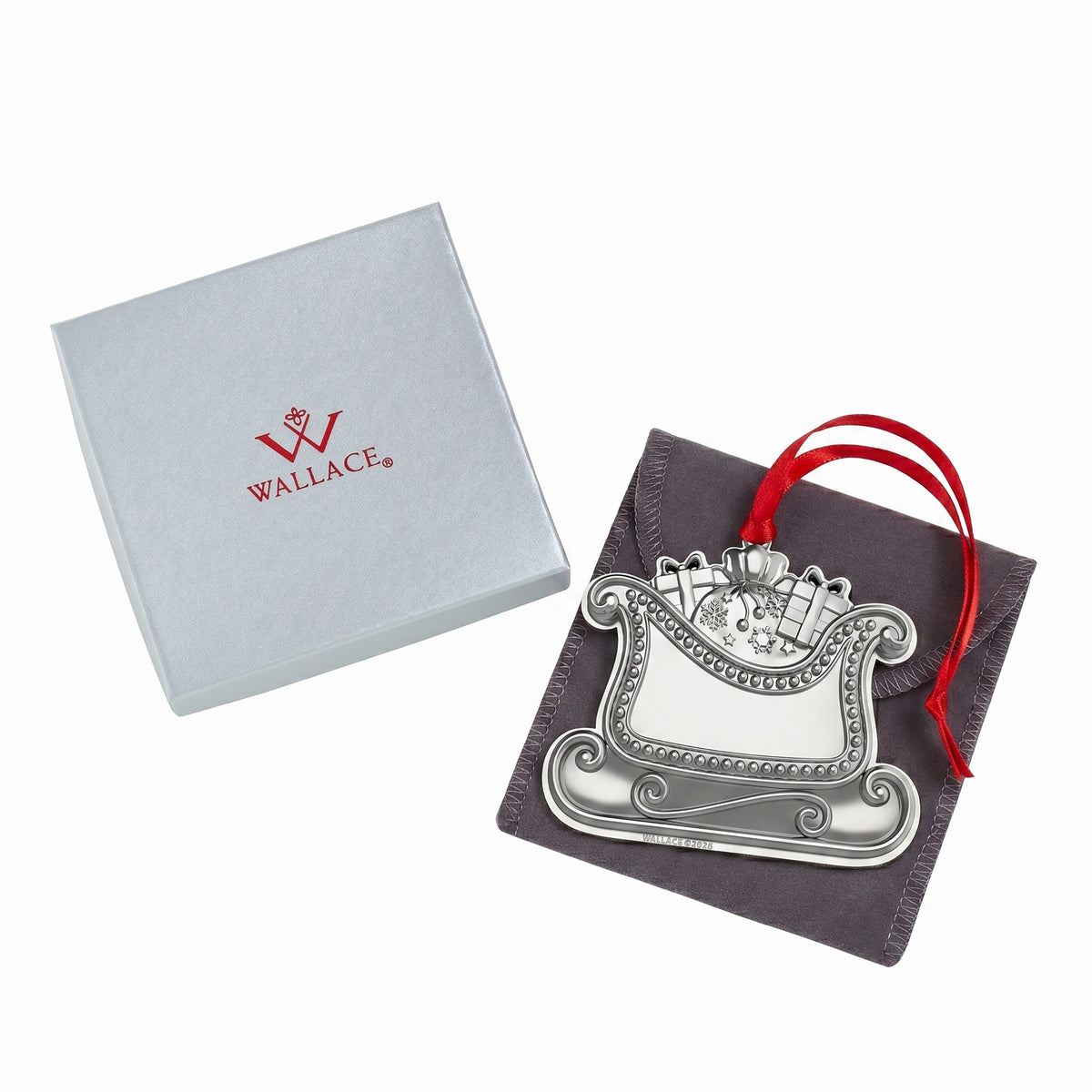 Wallace 2026 NEW Sleigh Engraveable Ornament