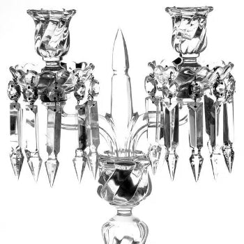 Baccarat Bambous 2 Light Standing Candelabra