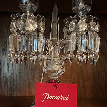 Baccarat Bambous 2 Light Standing Candelabra