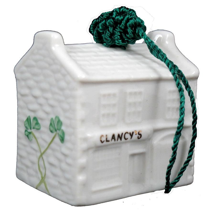 Belleek Pottery Clancy's Pub Ornament