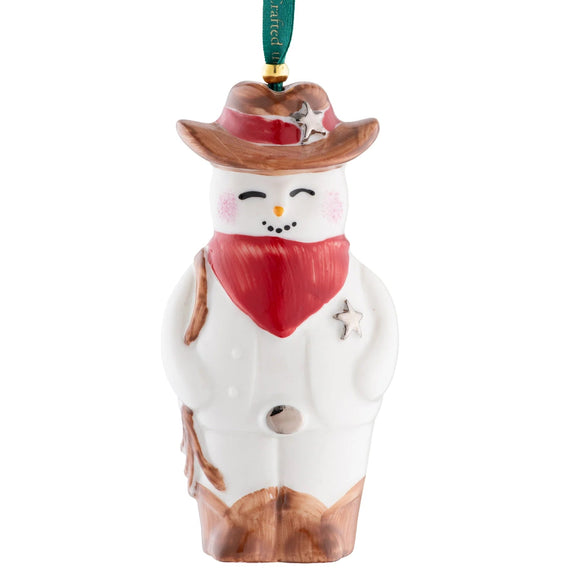 Belleek Pottery NEW 2025 Annual Snowman Wild West Cowboy