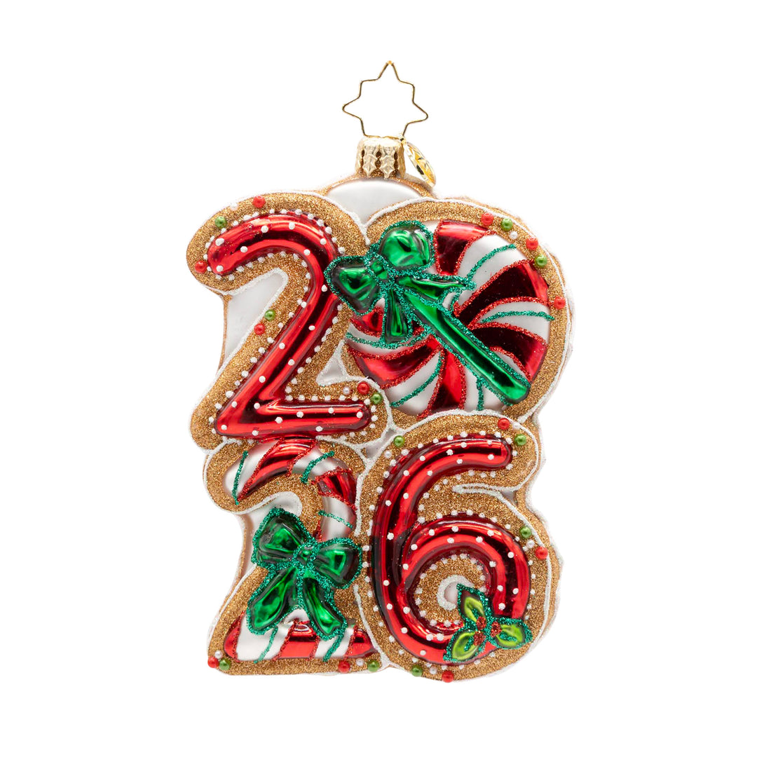 Christopher Radko 2026 NEW Dated Sweet Start Ornament