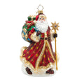 Christopher Radko 2026 NEW Starlight Keepsake Santa Ornament