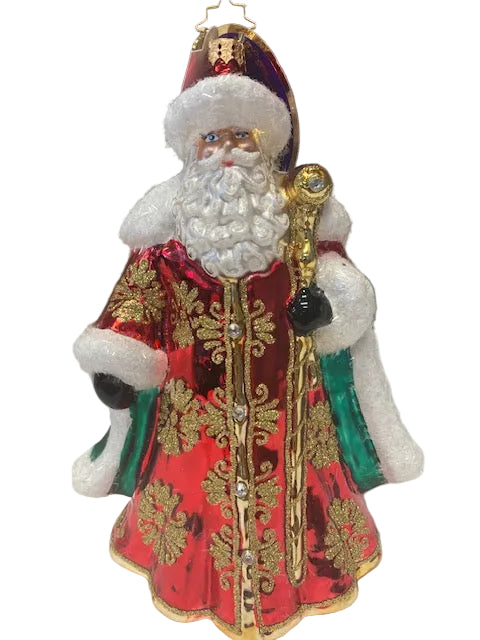 Christopher Radko 2025 NEW Merry & Magnificent Santa Ornament