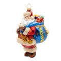Christopher Radko NEW 2026 Dated A Bag Full Of Memories Santa Ornament