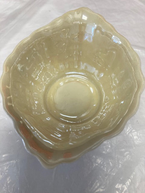 Belleek Pottery Bowl Mini Salt Cellar Lustre Limpet