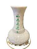 Belleek Pottery Vase Shamrock