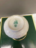 Belleek Pottery Vase Shamrock Logo