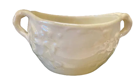Belleek Pottery Bowl Ivy Sugar 3"
