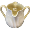 Belleek Pottery Creamer Doubled Lipped 4"