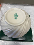 Belleek Pottery Bowl Fern Feather 5"