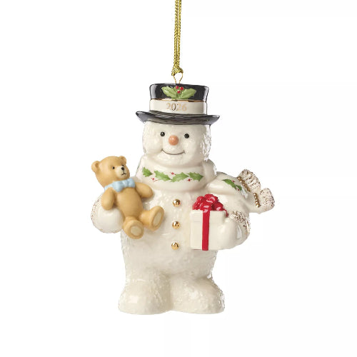 Lenox 2026 Annual Snowman Ornament