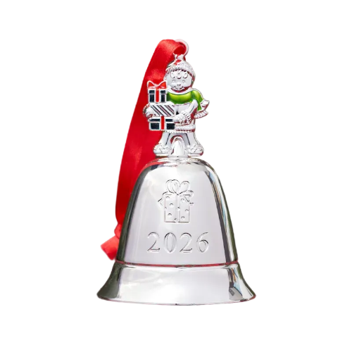 Lenox NEW 2026 Musical Bell Silverplate Ornament