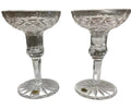 Retired Tyrone Irish Crystal 6" Candlesticks, Pair
