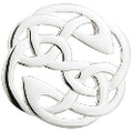 Solvar Sterling Silver Celtic Trinity Knot Brooch