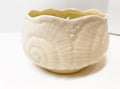 Belleek Pottery Bowl Spiral Shell Sugar