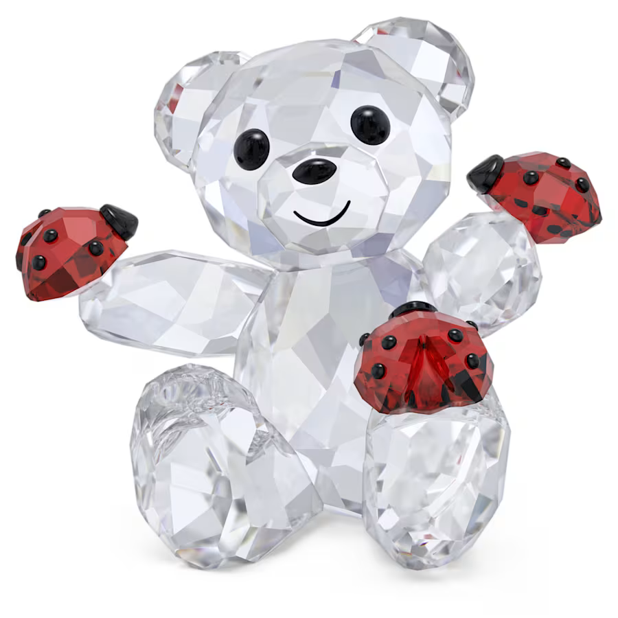 Swarovski Kris Bear Good Luck Red Lady Bug