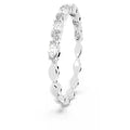 Swarovski Matrix Ring Marquise White, Rhodium Plated