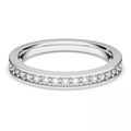 Swarovski Matrix Ring White, Rhodium Plated