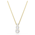 Swarovski Stilla Attract Three Round Gold Necklace