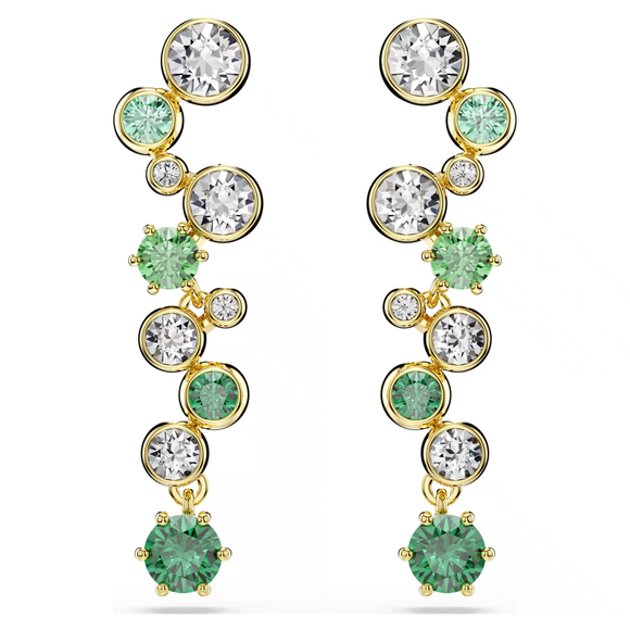 Swarovski 2025 NEW Constella Drop Green Earrings