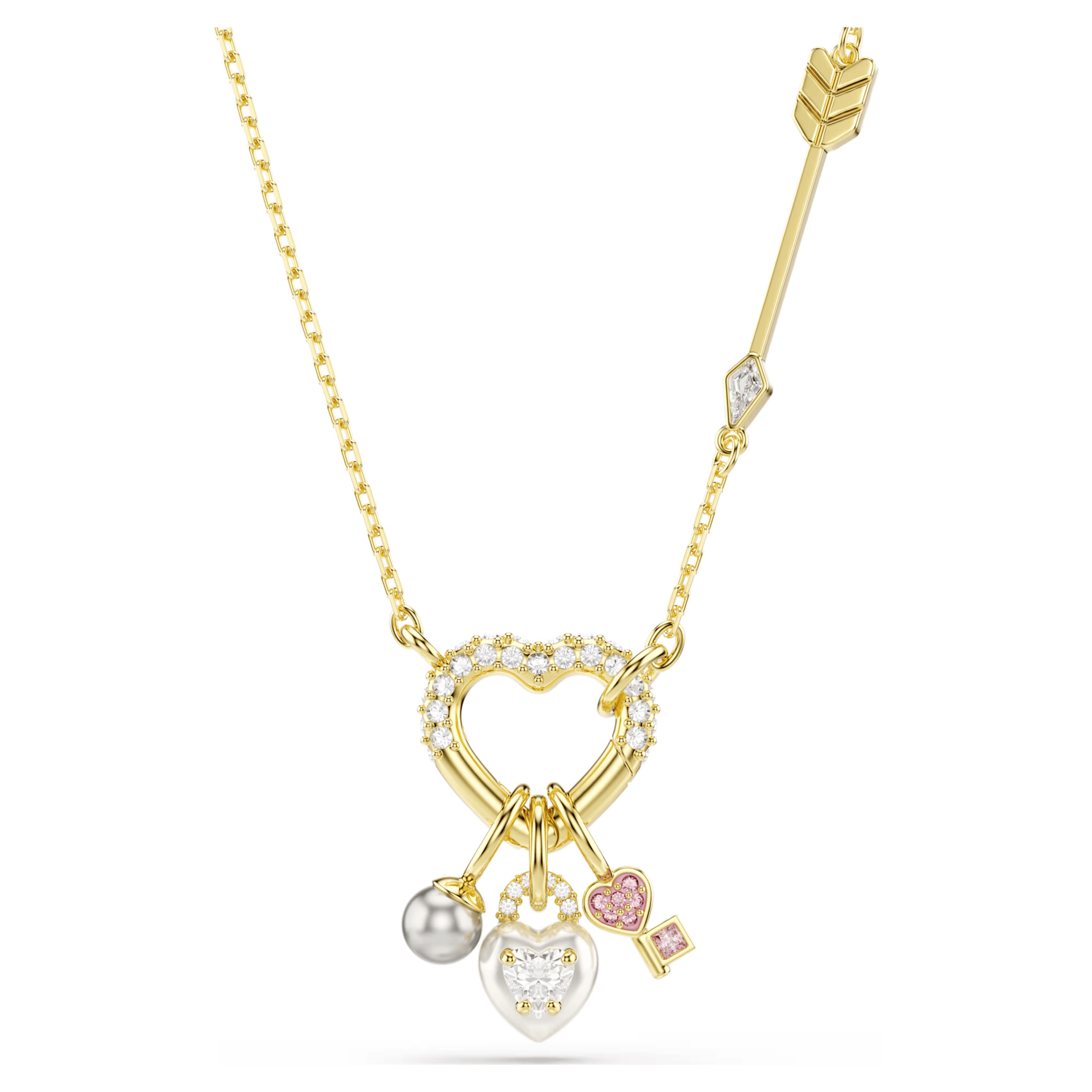 Swarovski 2026 NEw Idyllia mixed Heart Key Pendant