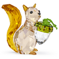 Squirrel and Acorn by Swarovski