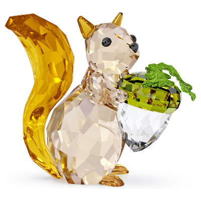 Squirrel and Acorn by Swarovski