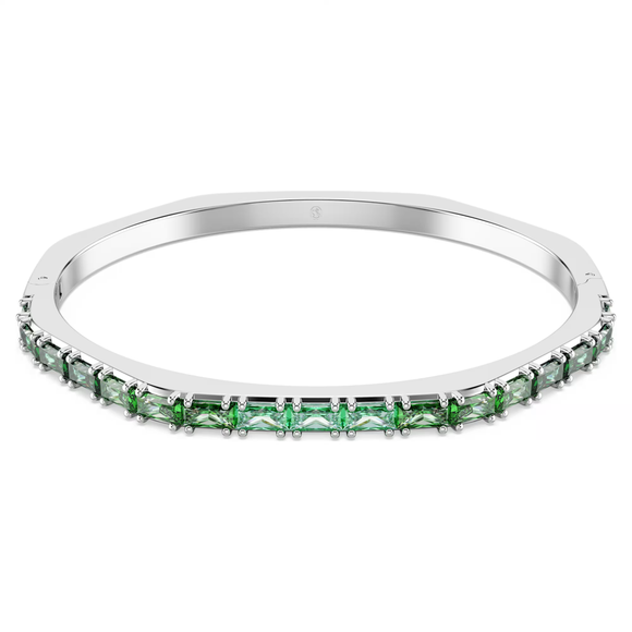 Swarovski 2025 NEW Matrix Green Baguette Bangle