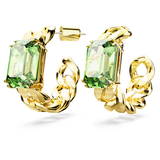 Swarovski Millenia Hoop Octagon Green Earrings*