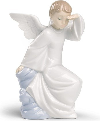 Lladro NAO Watching Over You Angel