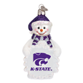  Old World Christmas Kansas State Snowman Ornament