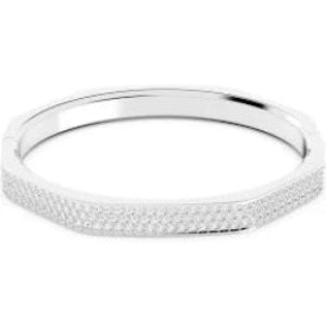 Swarovski NEW Dextra Octagon Rhodium Plated Bangle